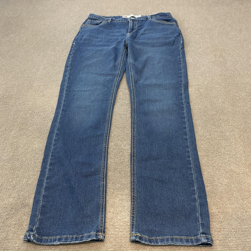 Levis 511 Performance Jeans Youth 20 Reg W30 L32 Blue Slim Stretch Denim